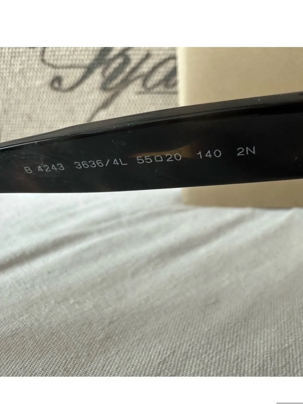 Burberry Cat Eye Sunglasses | Made in Italy | Black Tortoiseshell Blue Grad